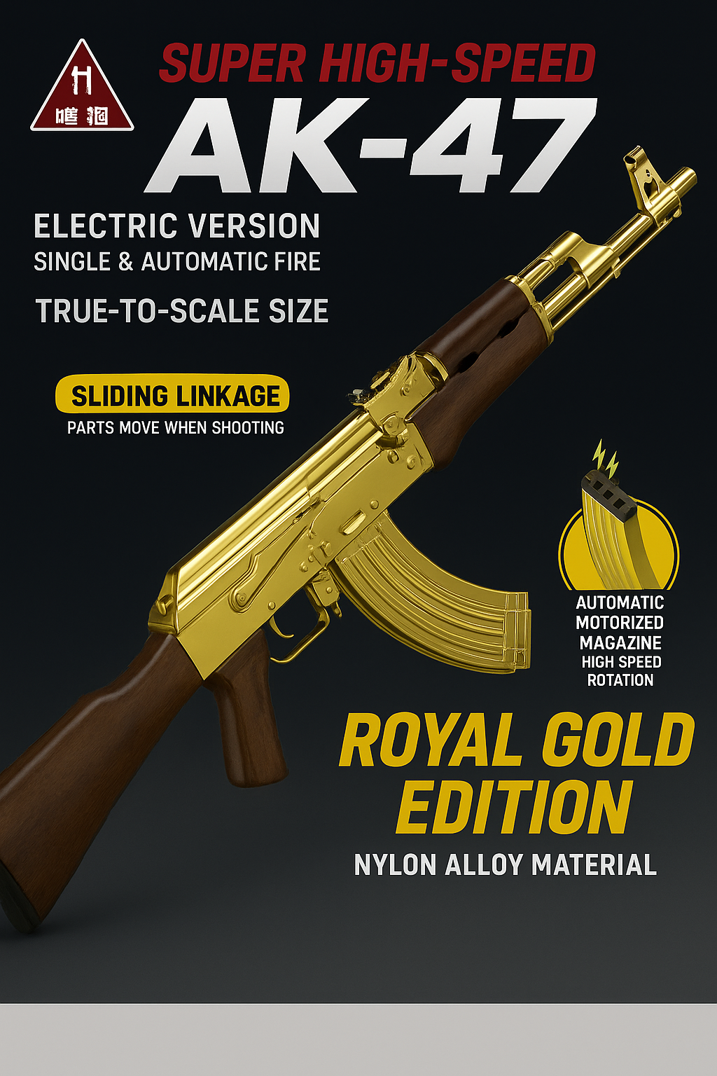 Ak47 (Motorized Ammo Loading)