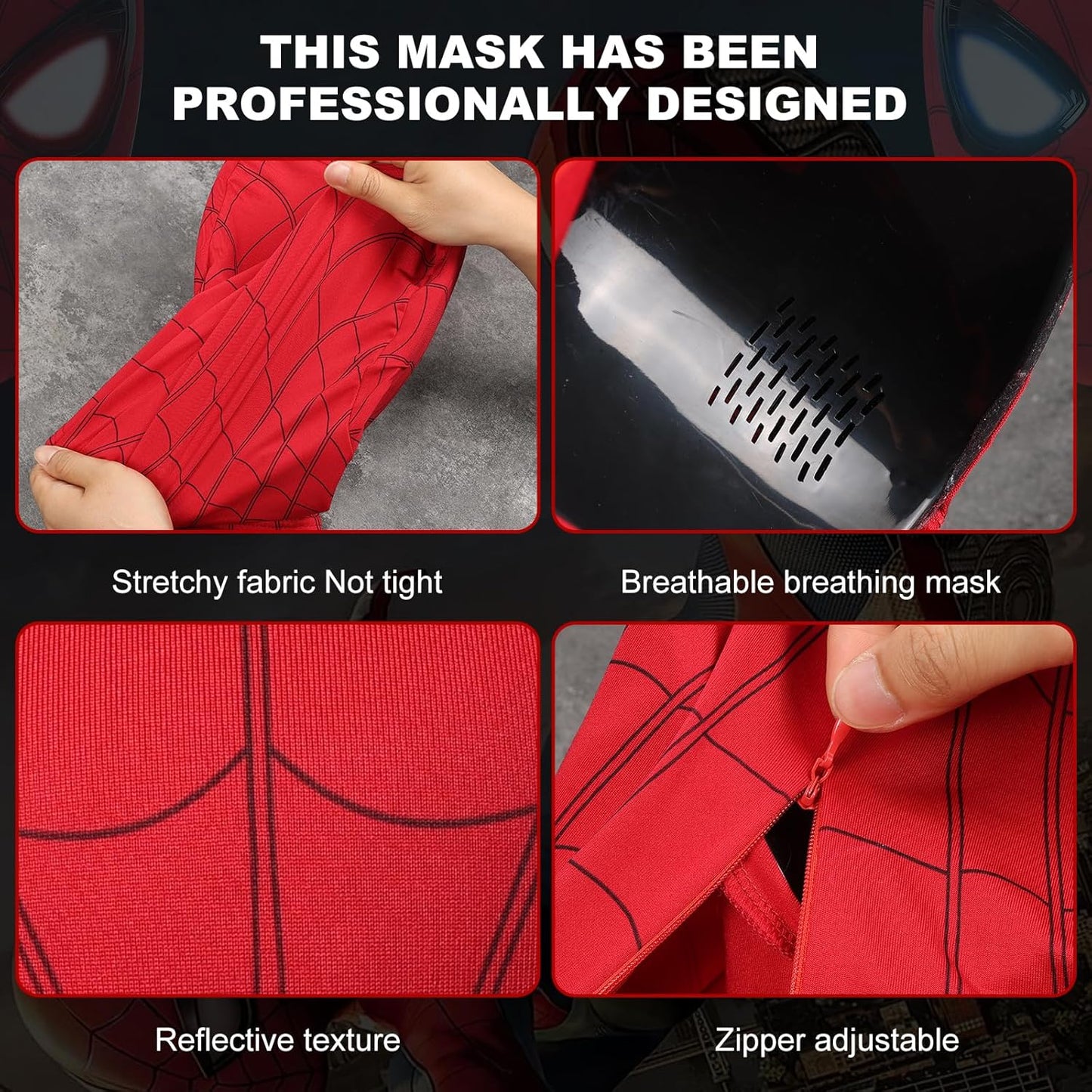 Superhero Spider Mask ~ remote control