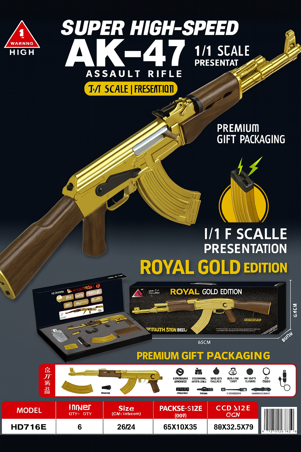 Ak47 (Motorized Ammo Loading)